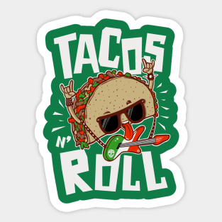 TACOS N' ROLL Sticker